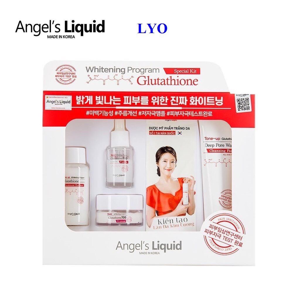 SET 7DAY TRẮNG DA MINI bộ dưỡng Trắng da 7 DAY GLUTATHIONE SPECIAL KIT – Lyo Shop