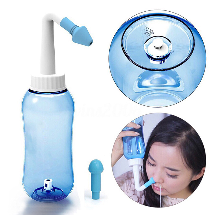 Bình Rửa Mũi 500ml. Bình Xịt Vệ Sinh Mũi Ngăn Ngừa Viêm Mũi Viêm Xoang