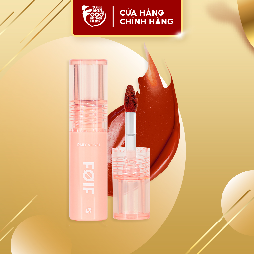 [HB GIFT][FOIF BY MERZY] Son Kem Lì Thuần Chay Mịn Mượt Lâu Trôi Mini FOIF Daily Velvet Tint 1.5g (H