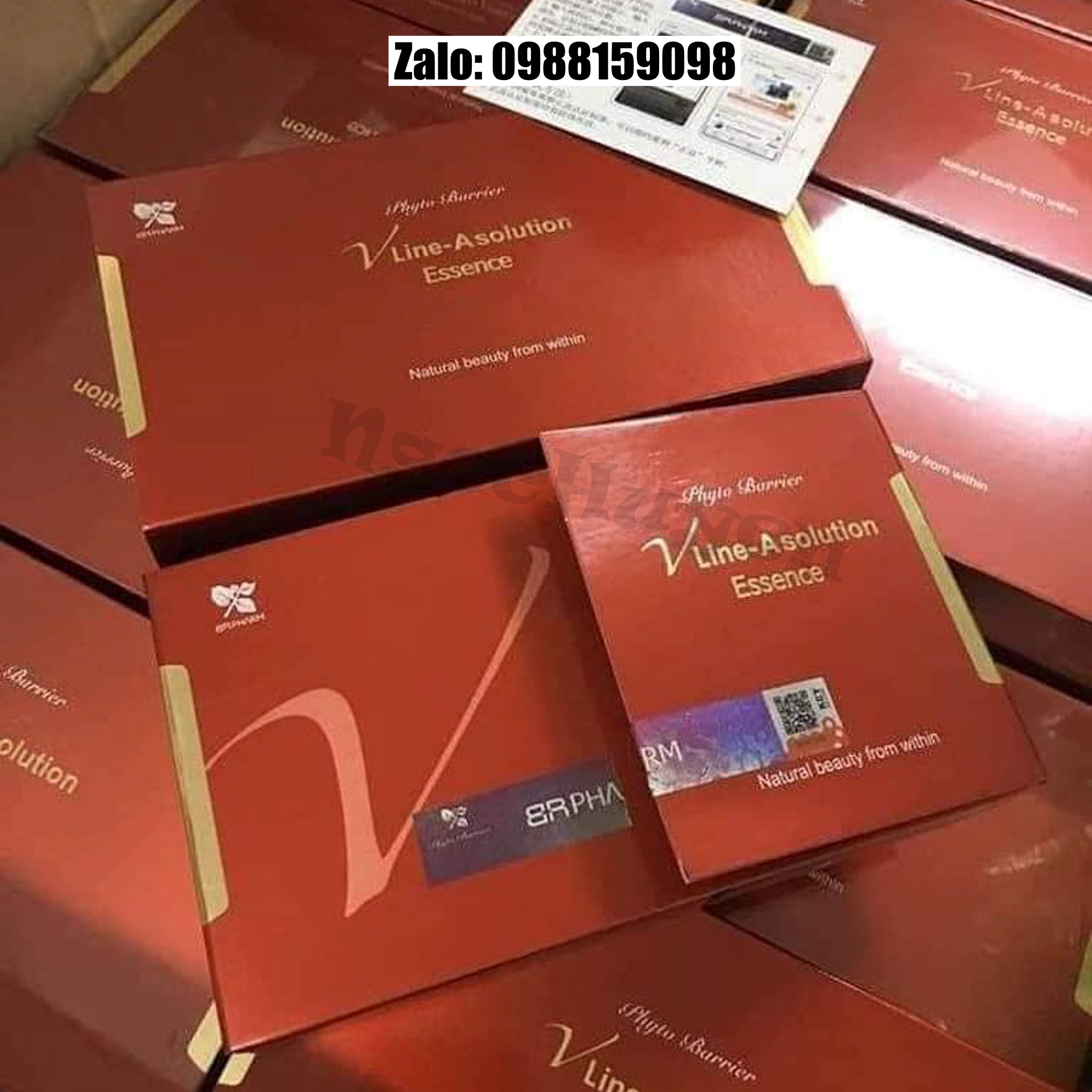 Tan mỡ Giảm béo Vline A Solution có tem chính hãng - 1 hộp 3 lọ