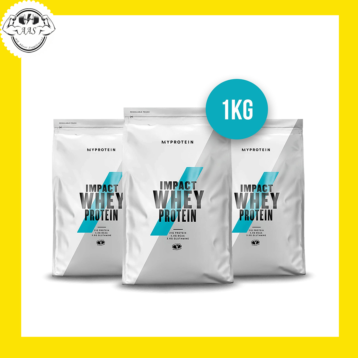 [HCM]Sữa tăng cơ Impact Whey Protein Myprotein 1kg (40 lần dùng)