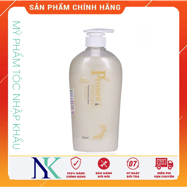 [Hcm]Sữa Tắm Dưỡng Thể Prosee Hydrating Body Wash 700Ml