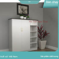 (Giao hoả tốc) Tủ giầy 2 cánh 1 ngăn kéo TG05 98 x 34 x 108 cm Nội thất Ngọc Thịnh cao cấp