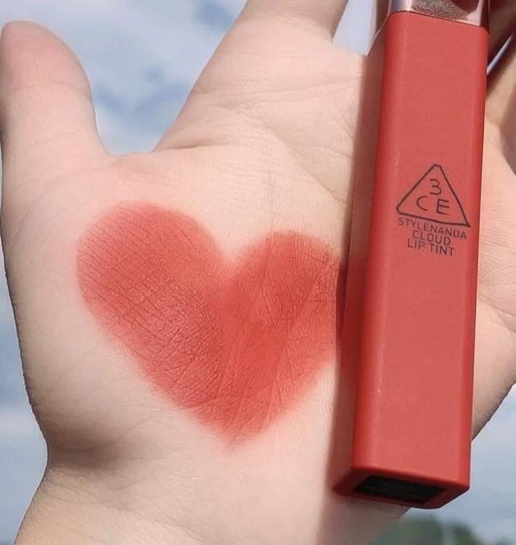 Son 3CE CLOUD LIP TINT ACTIVE LADY (màu nghệ cháy)