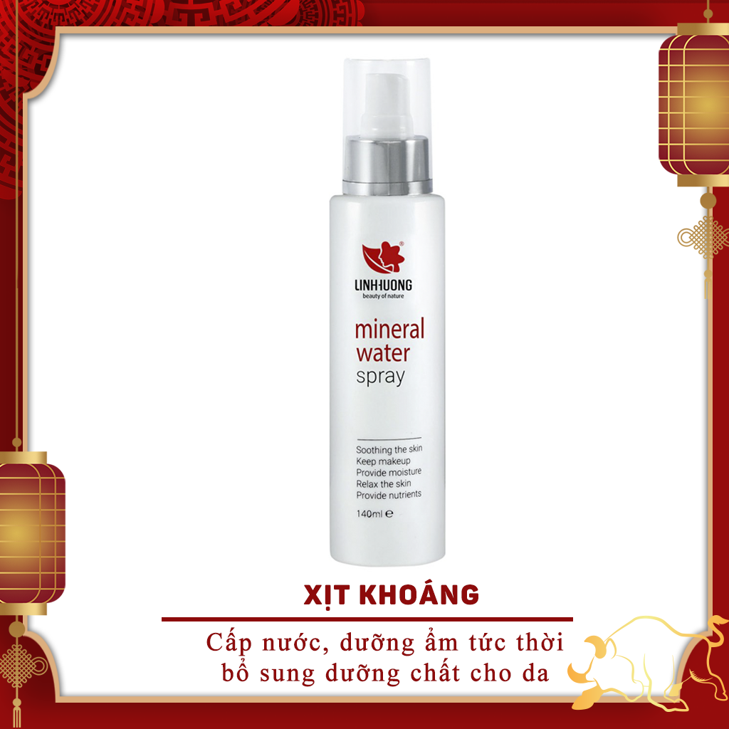 Xịt Khoáng Dưỡng Ẩm Phục Hồi Da Linh Hương - Mineral Water Spray