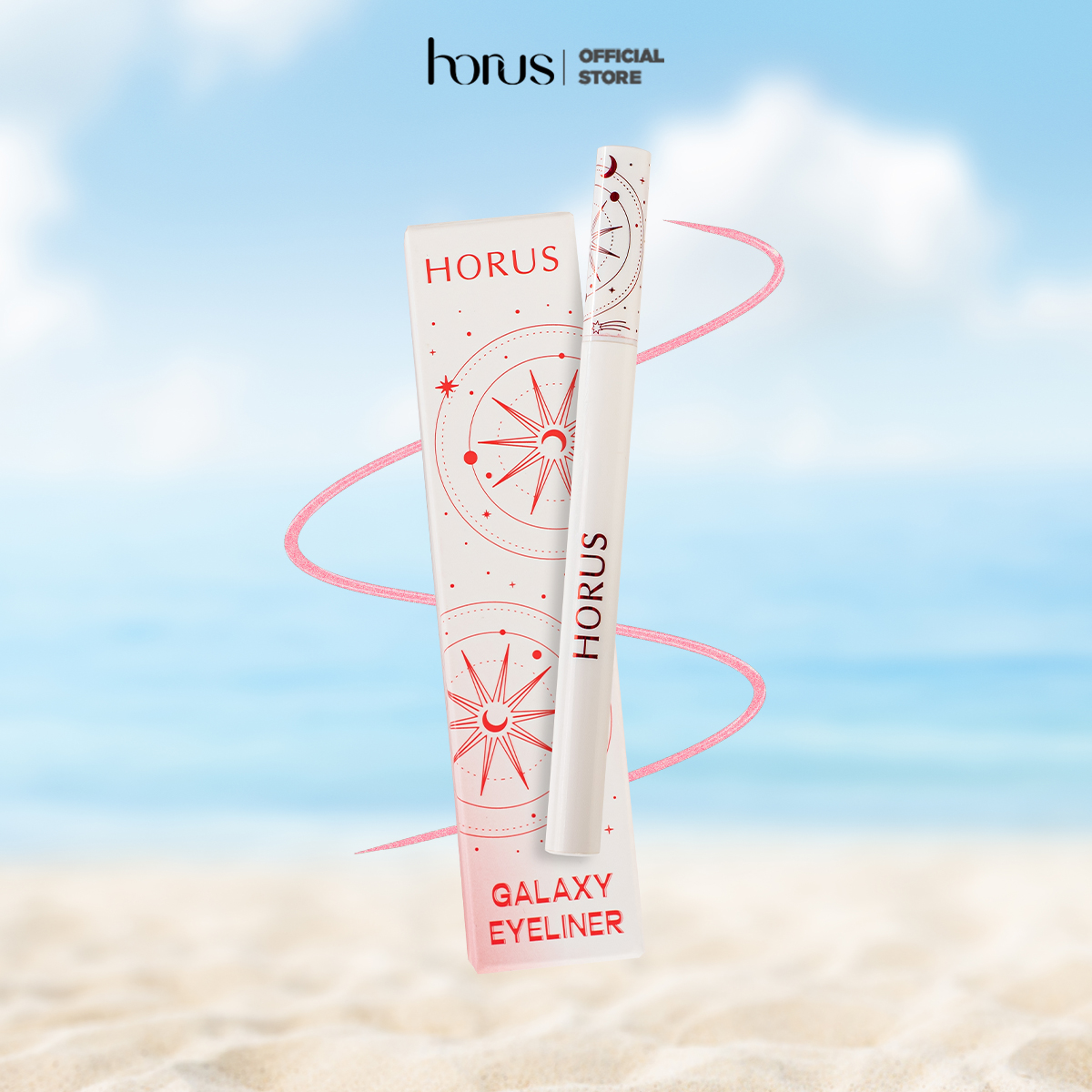 [QT 1 Bông tẩy trang Horus] Horus Kẻ mắt Galaxy Eyeliner 0.5g giúp đôi mắt trở nên long lanh cùng án