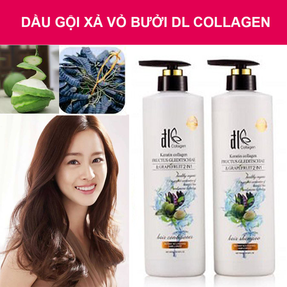 [Hàng Công Ty] Cặp Gội Xả Dầu Gội Đầu Cao Cấp. Dầu Gội Thảo Dược Kết Hợp Collagen Giúp Mái Tóc Phục Hồi Từ Sâu Bên Trong Sợi Tóc. Ngăn Ngừa Lão Hóa Của Tóc Giúp Sợi Tóc Khỏe Sáng Bóng Mềm Mượt. Mua Ngay ( - 50%)