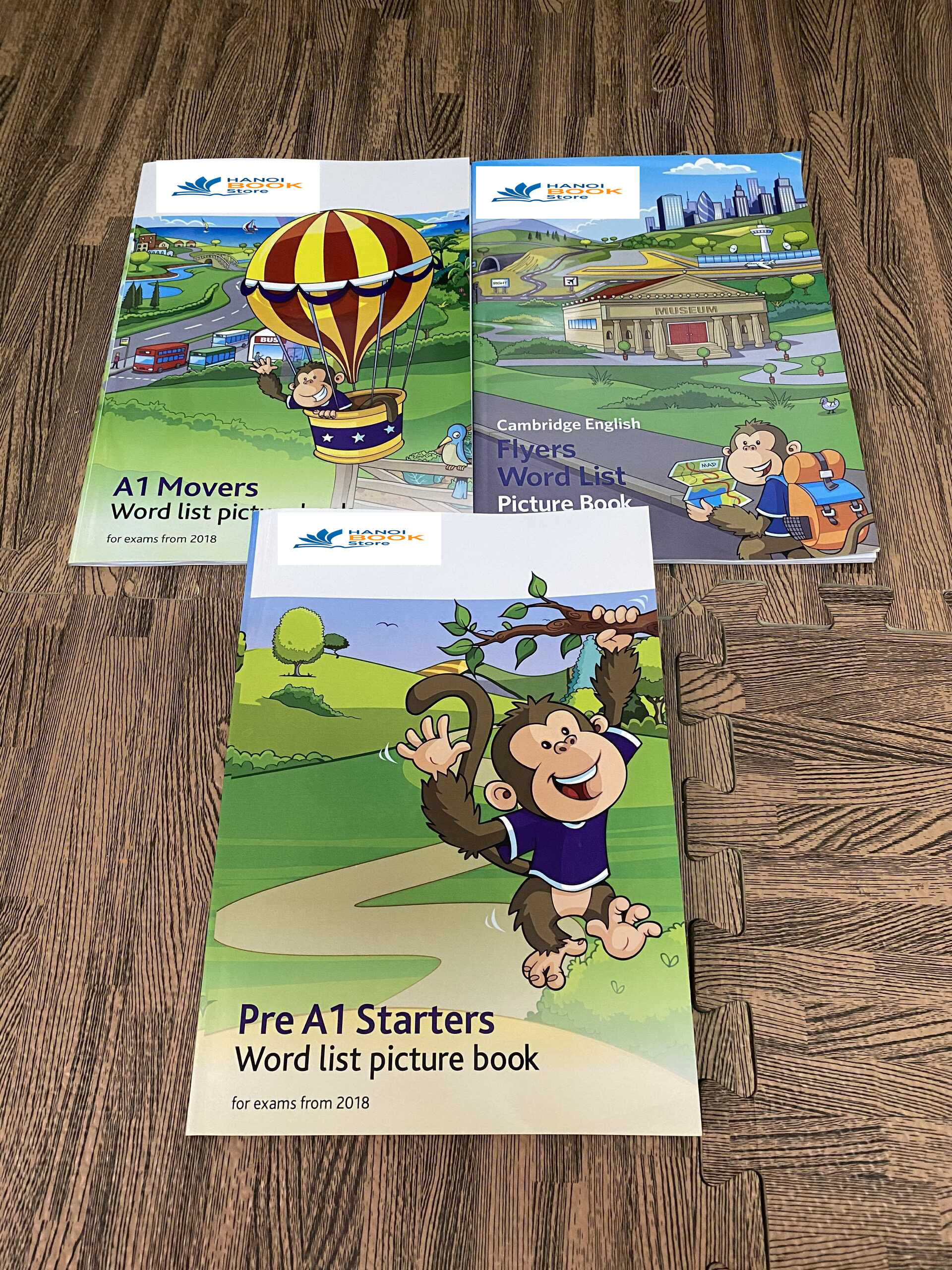 Bộ 3 quyển A1 Movers  FLYERS  STARTERS WORDLIST PICTURE BOOK