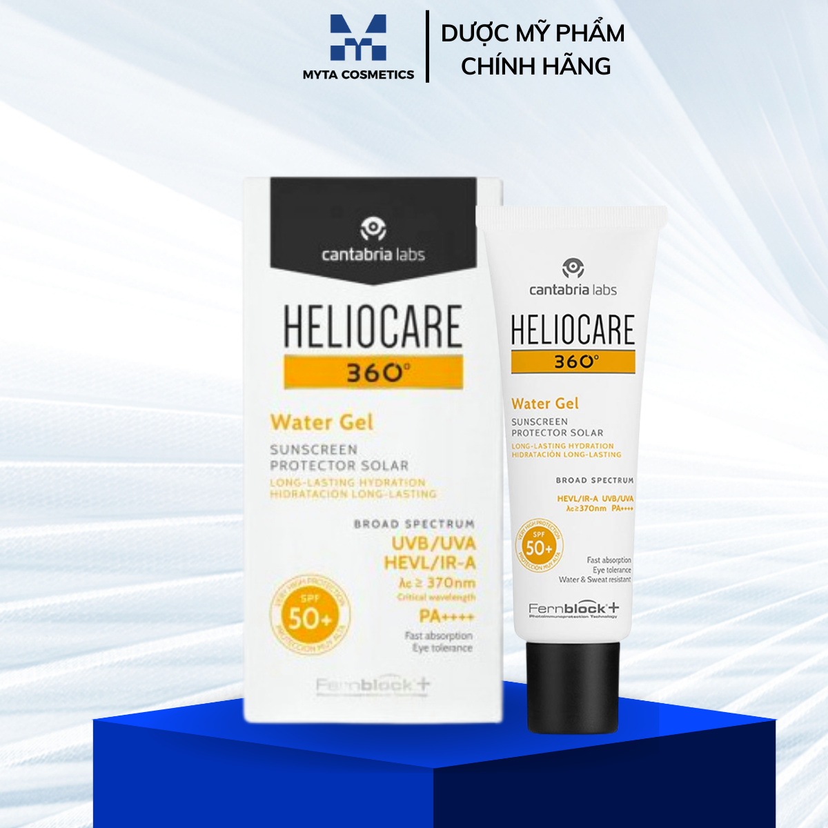 Heliocare Water Gel - Kem chống nắng Heliocare SPF 50+ 50ml (Hàng nhập khẩu)