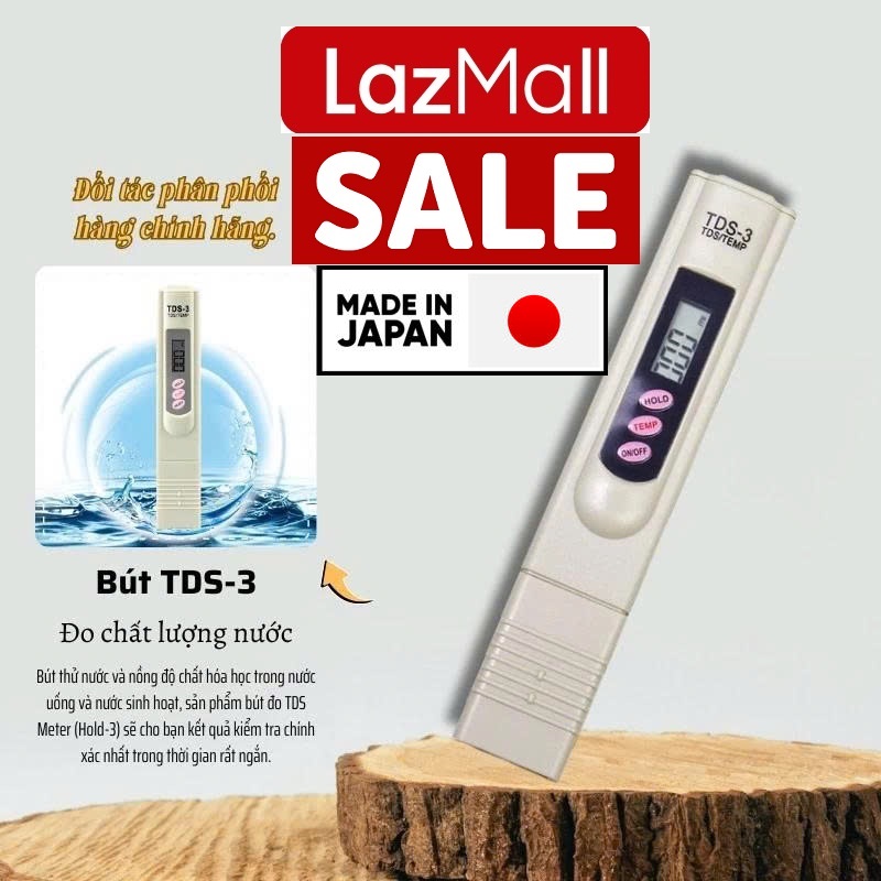 LazMall SĂN DEAL 0 ĐỒNG Bút Đo TDS Nhật Bản – Kiểm Tra Chất Lượng Nước Sinh Hoạt Nước Uống - Bút Đo 