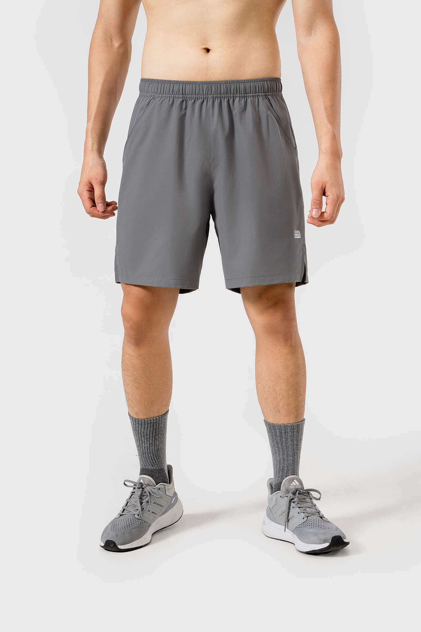 [MUA 3 GIẢM 12%]Quần Shorts thể thao Nam Tập Gym 7 inch Essentials co giãn nhanh khô thoáng khí - Co