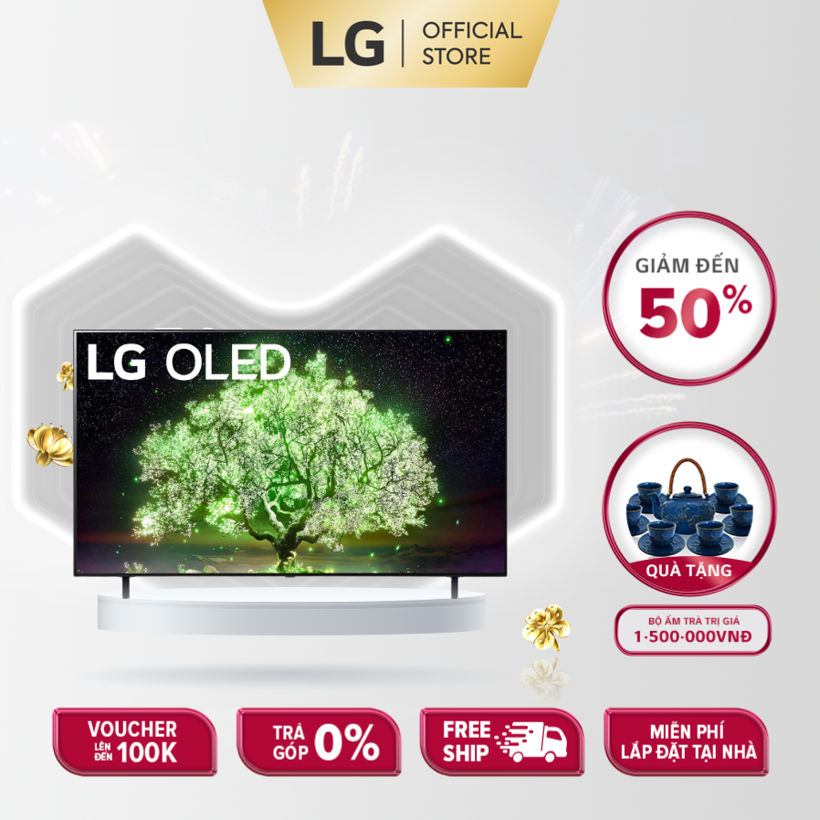 [VOUCHER upto 1 triệu][Trả góp]Smart Tivi OLED LG 4K 65 inch 65A1PTA - Hãng phân phối chính thức