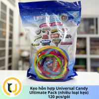 (HÀNG ÚC) Túi kẹo tổng hợp khổng lồ 120 thanh các loại UNIVERSAL Candy Ultimate Pack 120pcs