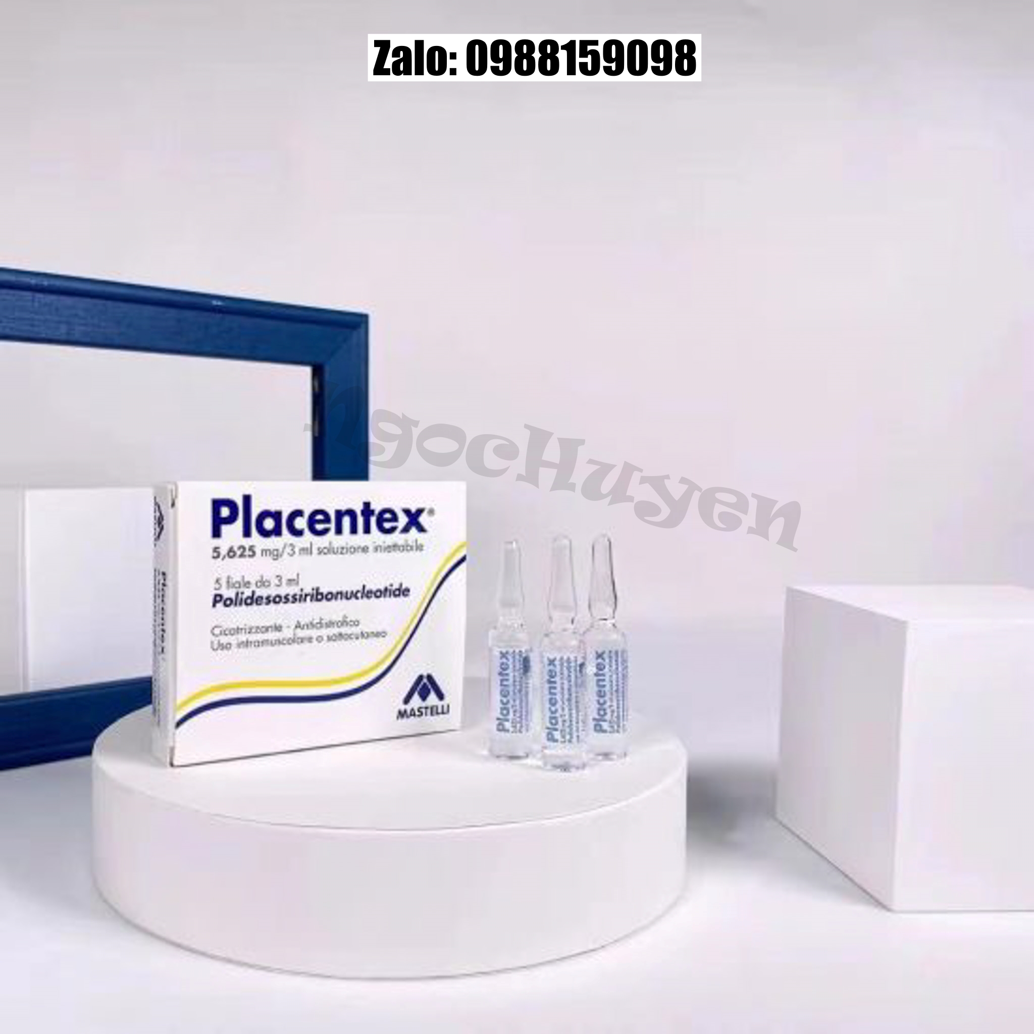 Tinh chất căng bóng da tiêm meso DNA cá hồi Placentex - 1hộp 5 ống 3ml