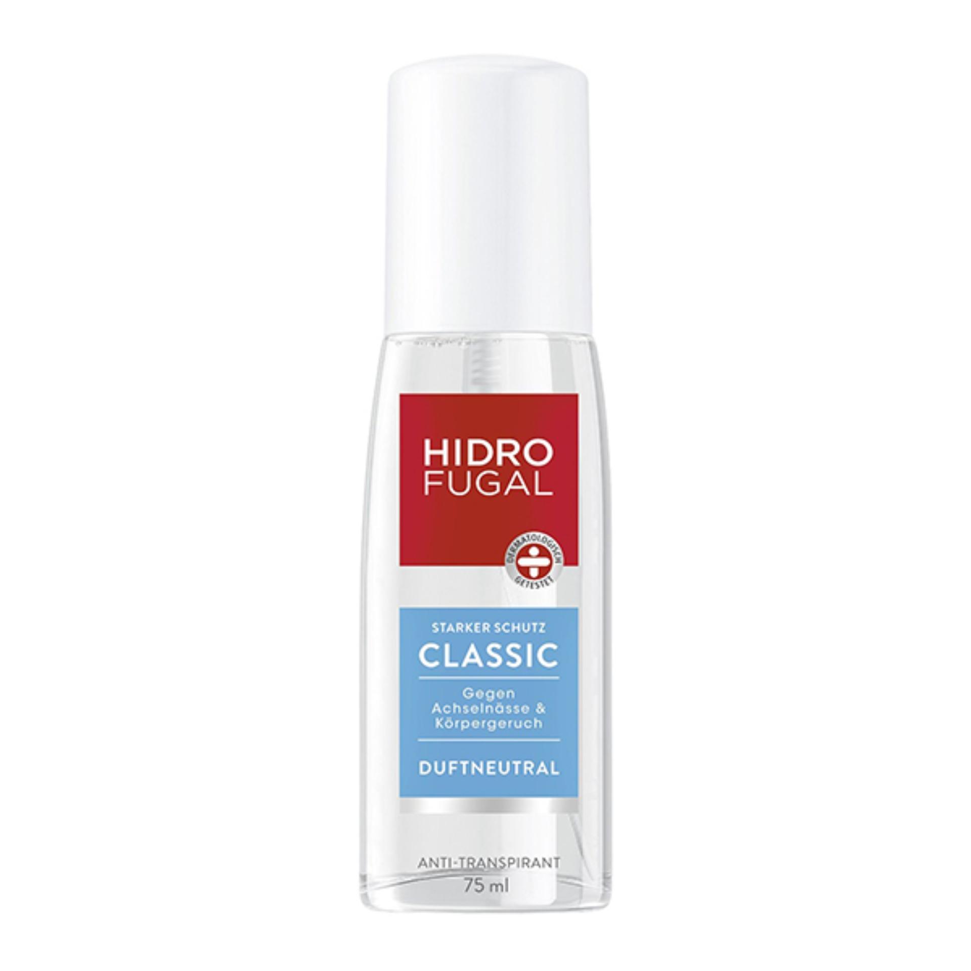 Xịt Khử Mùi Hidro Fugal Classic 75Ml (Không Màu Không Mùi Không Cồn)