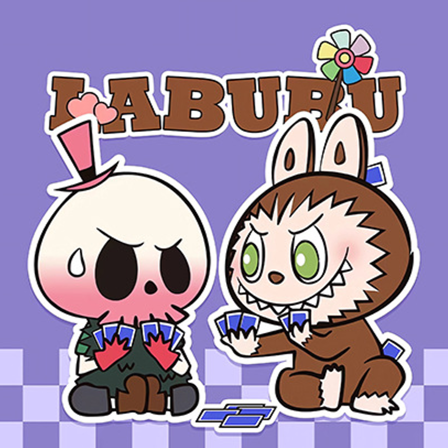 Tranh số hoá tranh sơn dầu tranh tô màu theo số 20x20cm Labubu capybara nhiều hình