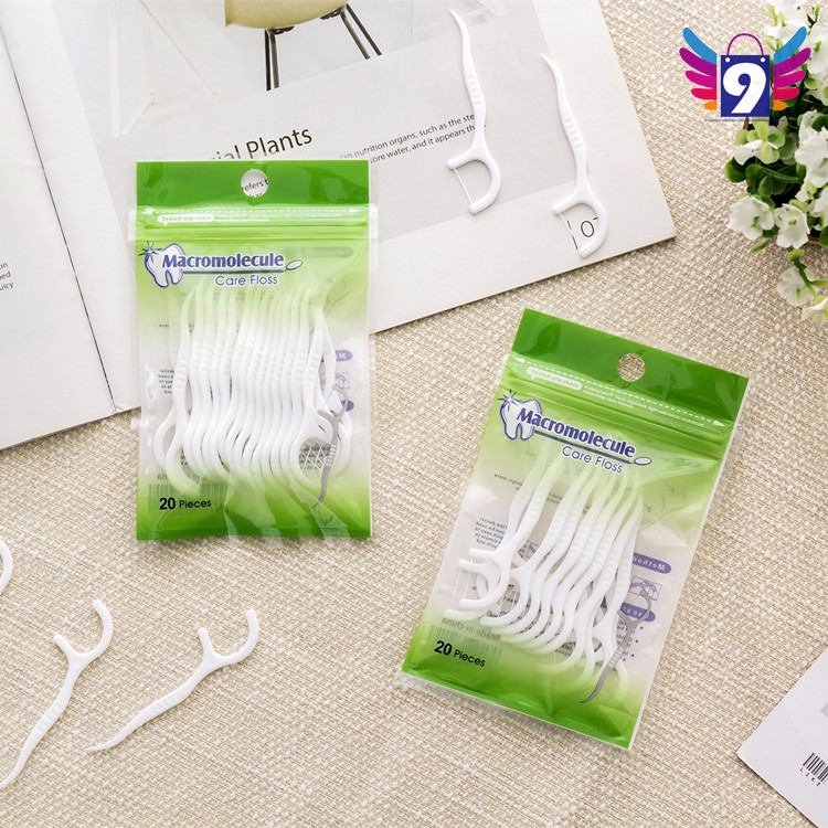 [Hcm]Combo 2 Gói Tăm Chỉ Nha Khoa Vệ Sinh 9Store