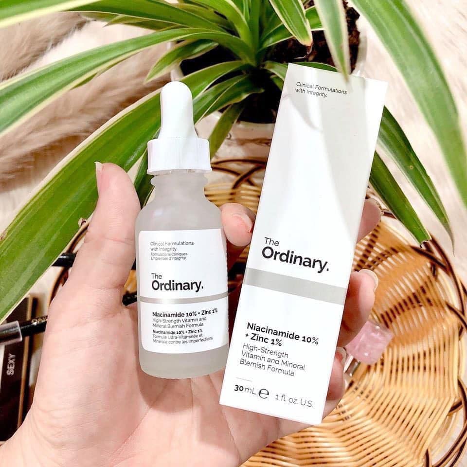 Tinh Chất Giảm Thâm Mụn The Ordinary Niacinamide 10% + Zinc 1% - Serum Giảm Mụn Thâm Sáng Da Và Se Khít Lỗ Chân Lông