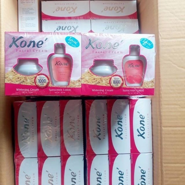combo lốc 12 hộp kem kone ban ngày thái lan