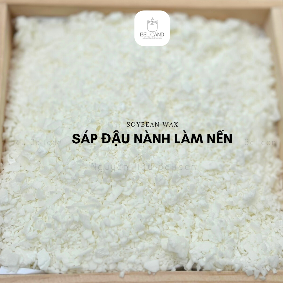 Sáp đậu nành làm nến 500g/1Kg Sáp nến thiên nhiên dạng vảy
