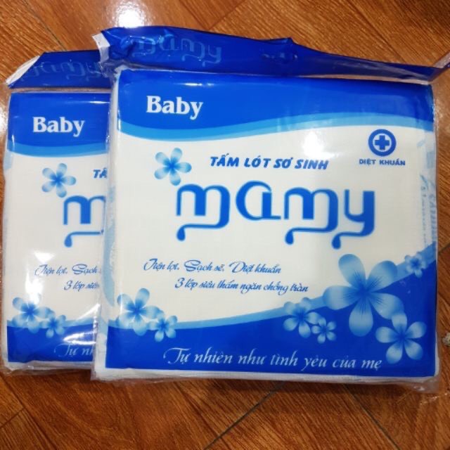 Tấm lót sơ sinh Hiền Trang - Mamy 30 miếng/ 1 túi( Loại Mới)