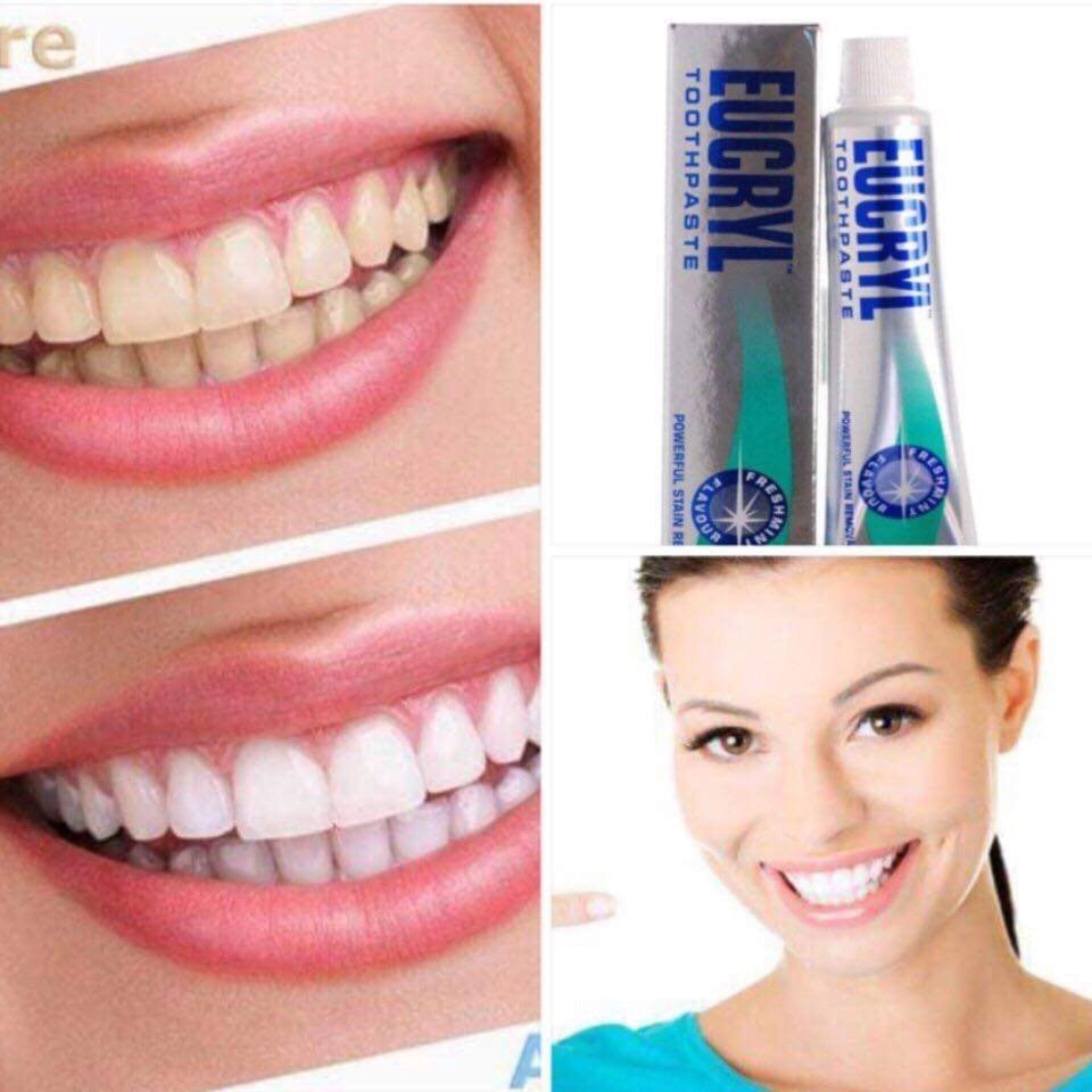 Kem Đánh Trắng Răng Nhanh Chóng Eucryl Tooth Paste