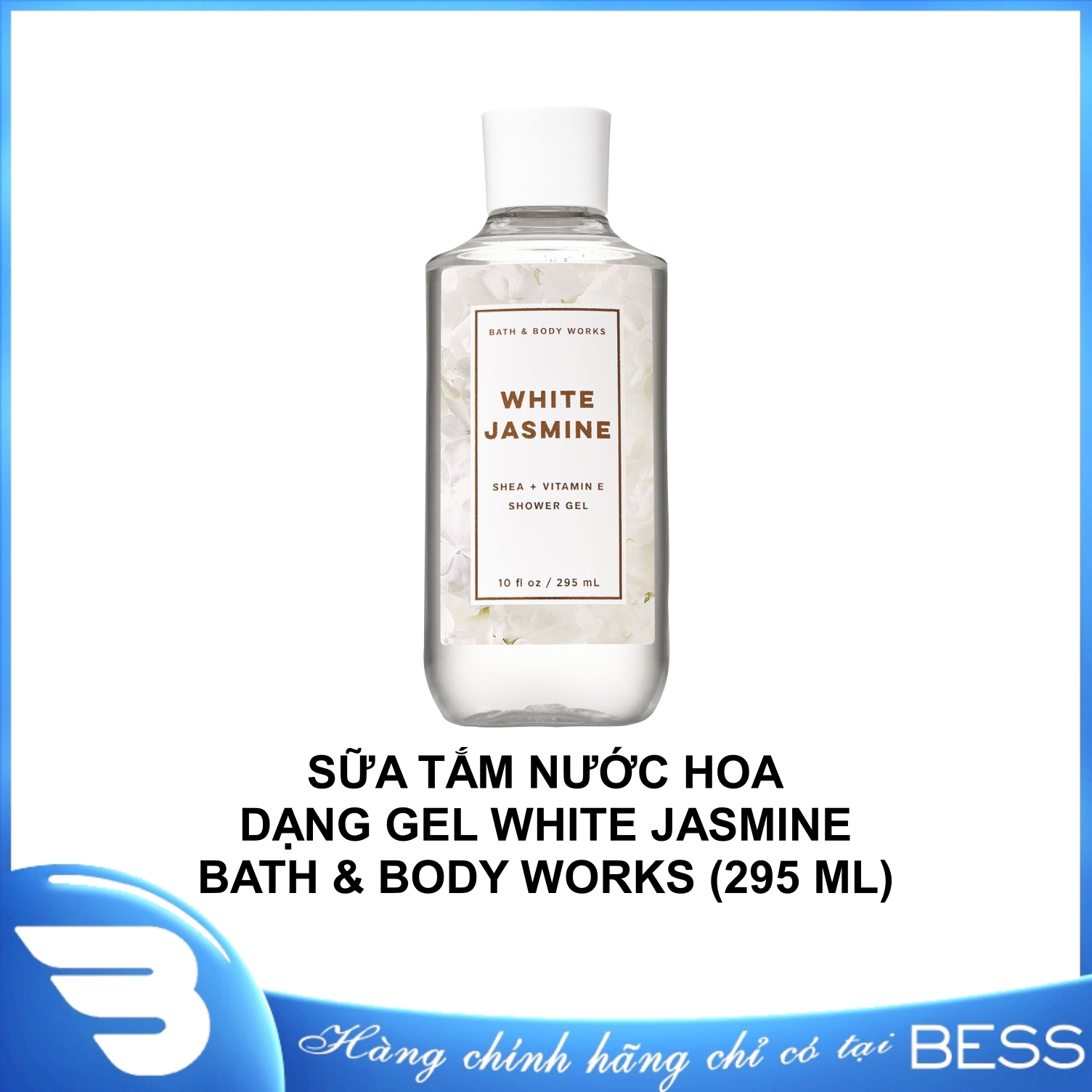 [Hcm][Chính Hãng] Sữa Tắm Nước Hoa Dạng Gel White Jasmine Bath & Body Works (295 Ml)