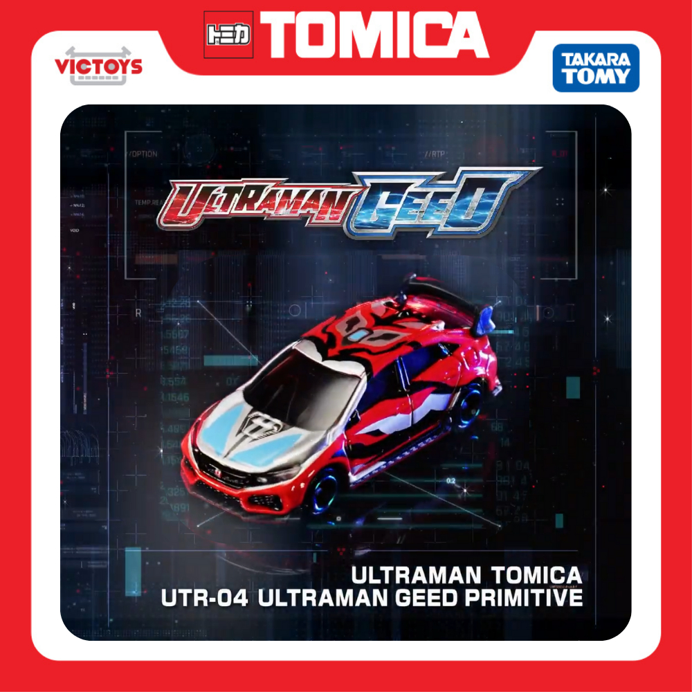 Xe mô hình Tomica [Asia] ULTRAMAN TOMICA UTR-04 ULTRAMAN GEED 919629 Fullbox Chính Hãng Takara Tomy - Victoys