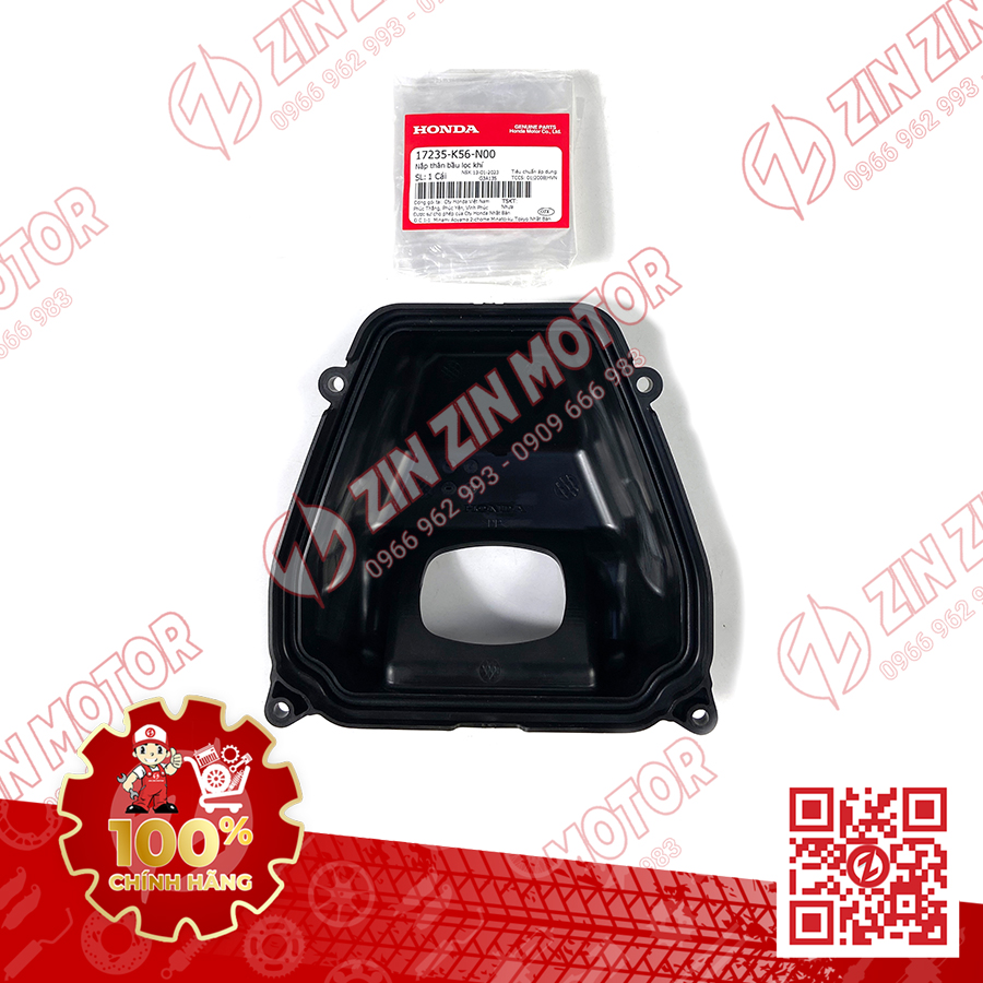 Nắp Pô E Hộp Lọc Gió Winner V1  Sonic 150R  RS150 V1 V2  Supra GTR 17225K56N00  17225-K56-N00 Chính 