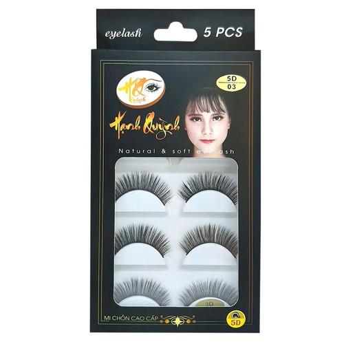 5 Cặp Lông Mi Giả Cong Vút Natural & Soft Eyelash - Số 03