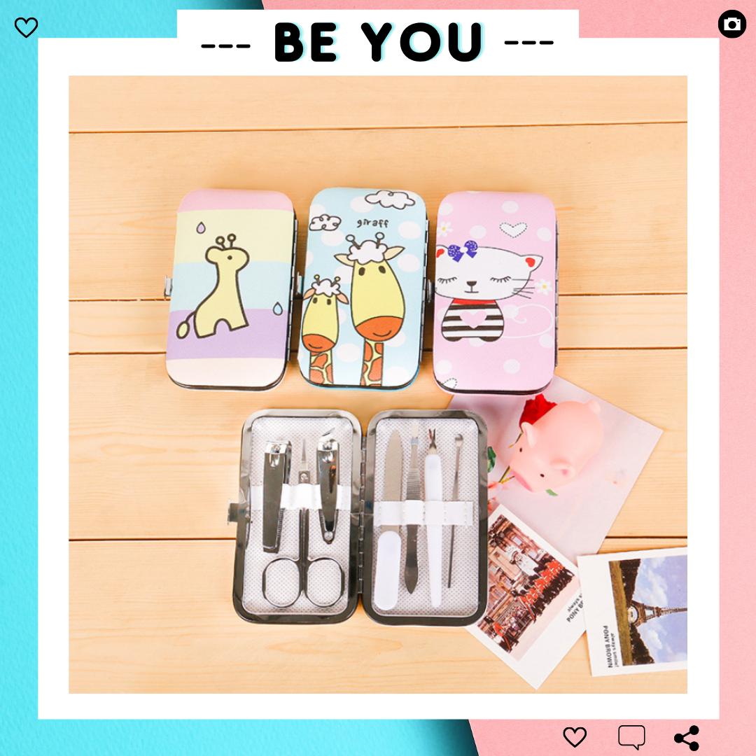 [HCM]( 7 Món ) Bộ Dụng Cụ Cắt Móng Tay 7 Món Dễ Thương - BEYOU