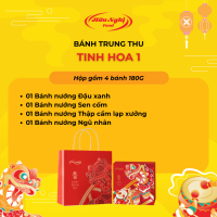 BÁNH TRUNG THU HỮU NGHỊ TINH HOA (4 Bánh nướng 150-180G)