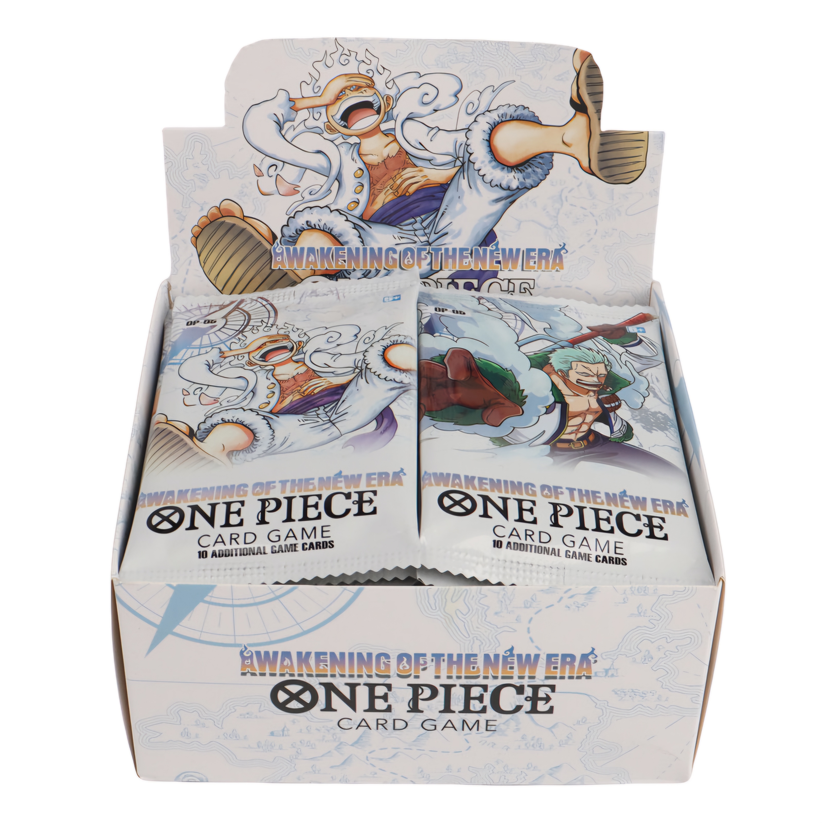 🌟GIÁ SỐC🌟 Hộp Bài Tiếng Anh One Piece Card Game 30 Gói Pack Bài 300 Lá Awakening of the New Era - Bà