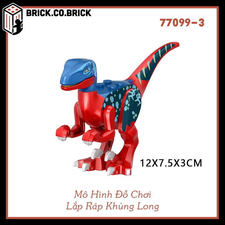 Đồ Chơi Lắp Ráp Khủng Long Mô Hình Dinosaur Jurrasic World Thế Giới Khủng Long 77099-2