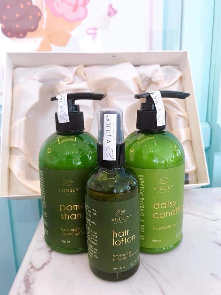 bộ dầu gội bưởi vujly (hư hộp)