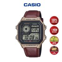 Đồng hồ Casio Timeless AE-1200WHL-5AVDF Dây da Chống nước 100m - Hàng Chính Hãng