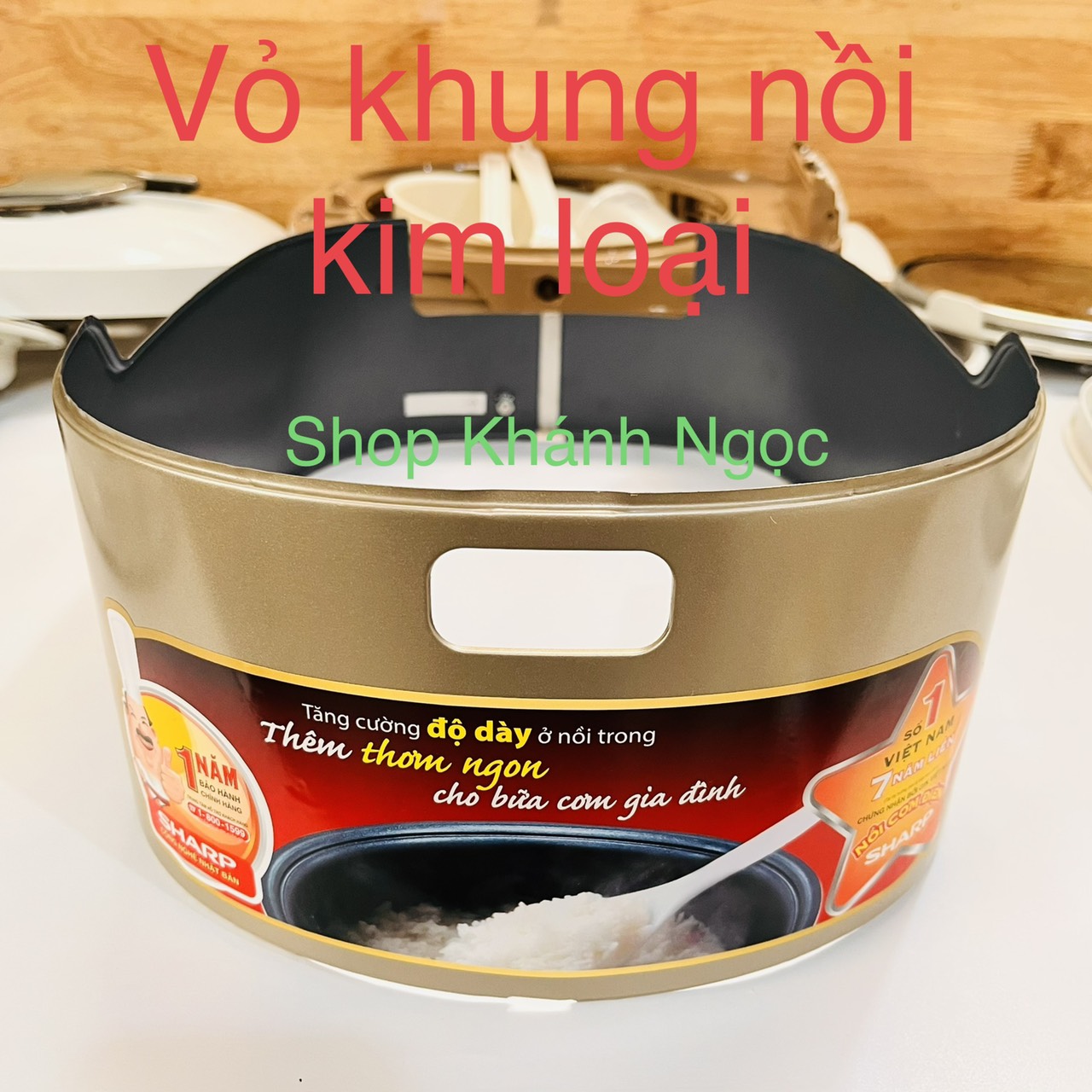 Linh kiện Nồi cơm điện tử Sharp 1.8 lít KS-TH18-GL  Bo khiển - Bo chủ - cảm biến - mâm nhiệt - nắp r