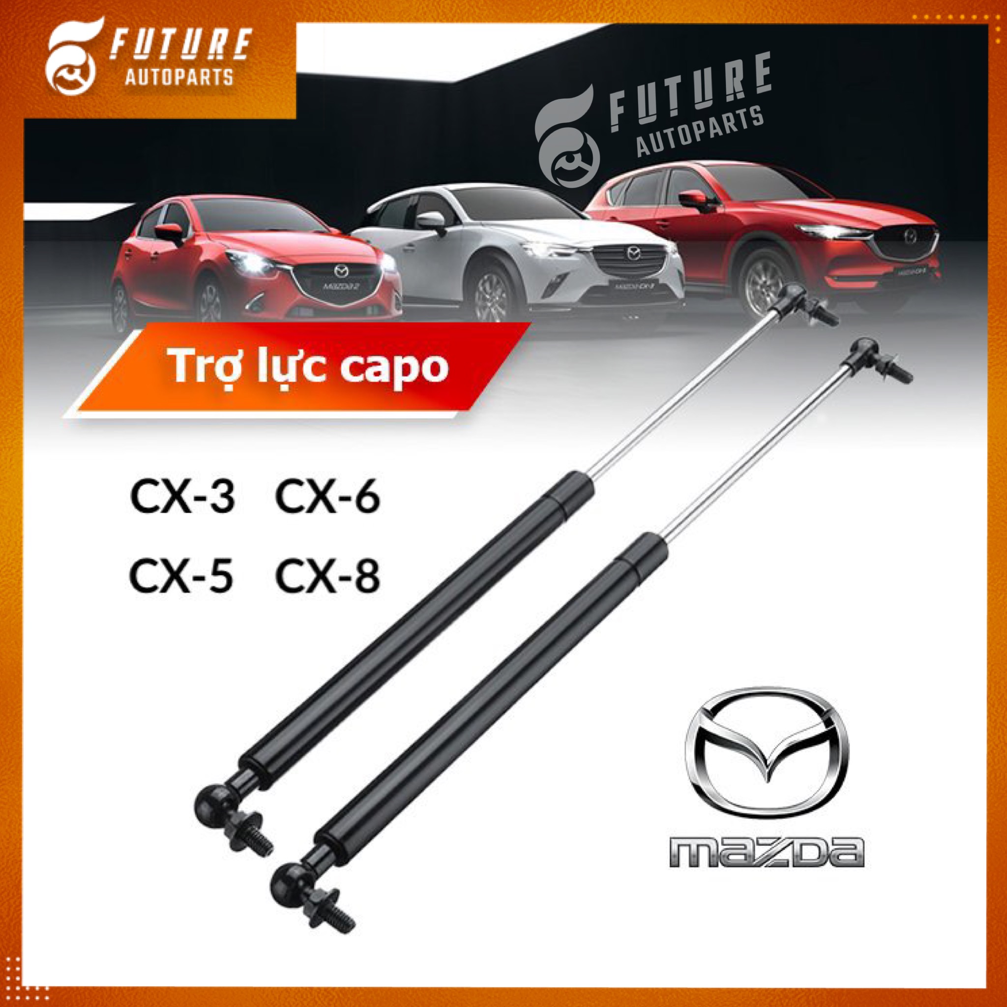 [Mazda] Ty thuỷ lực ty trợ lực nâng capo xe Mazda CX3 CX5 CX6 CX8