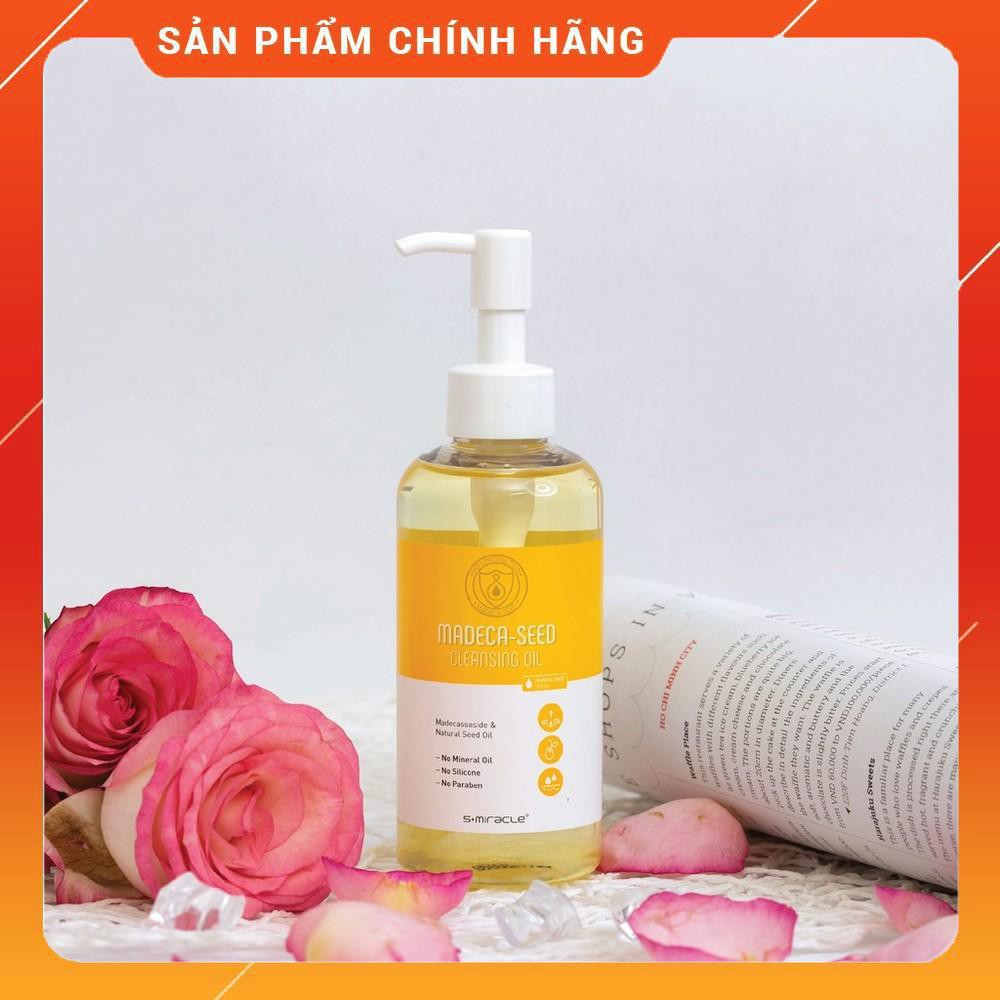 Dầu Tẩy Trang Tinh Chất Rau Má S+Miracle Madeca - Seed Cleansing Oil (200Ml) - Kcvn
