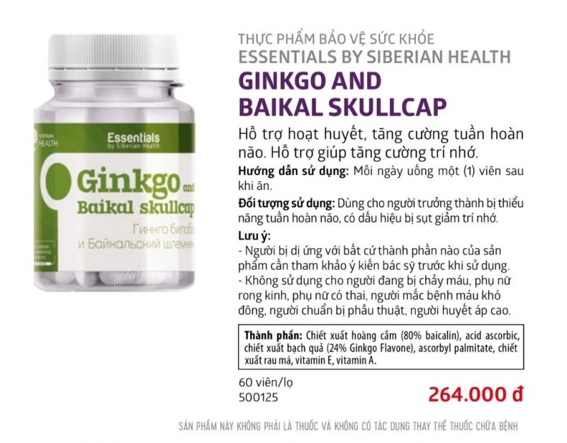 Essential Botanics Ginkgo & Baikal skullcap