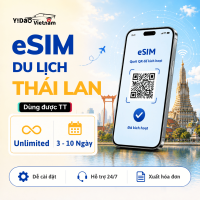 eSIM Thái Lan sim du lịch Thái Lan kích hoạt nhanh bằng mã QR data tốc độ cao và ổn định sim chưa kích hoạt