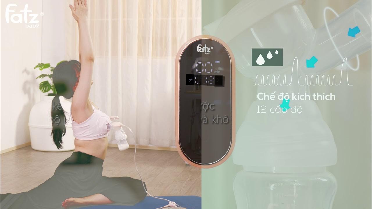 MÁY HÚT SỮA ĐIỆN ĐÔI RESONANCE 5 FATZBABY FB1180VNG - màu gương
