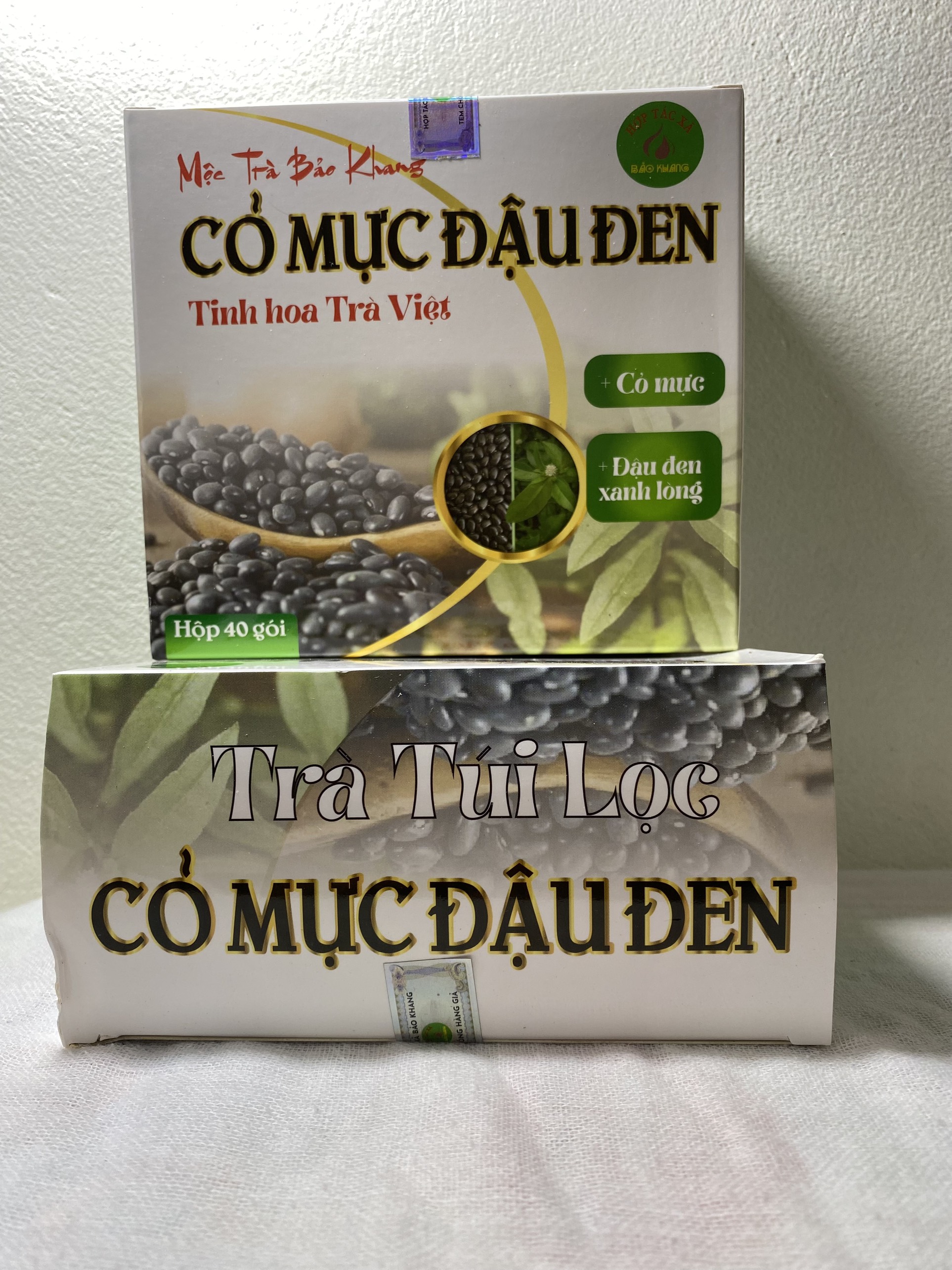 Cỏ mực (combo 80 gói) trà túi lọc cỏ mực đậu đen Bảo Khang thanh lọc cơ thể giải độc gan bổ thận tốt