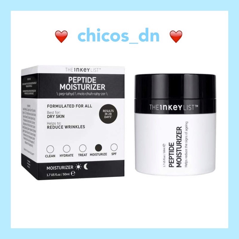 Kem Dưỡng Ẩm The Inkey List Peptide Moisturizer 50ml
