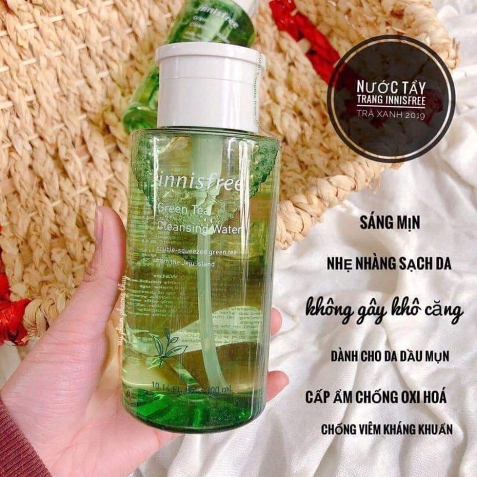 Nước Tẩy Trang Innisfree Trà Xanh Mẫu Mới 300Ml