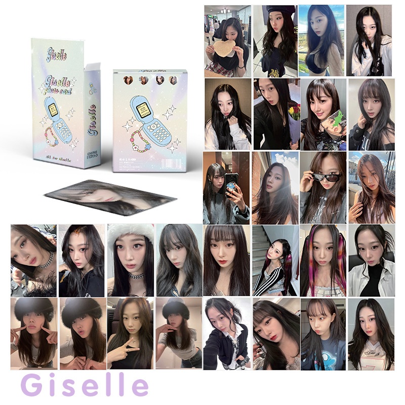 Set 50 photo card unoff Hologram AESPA-GISELLE
