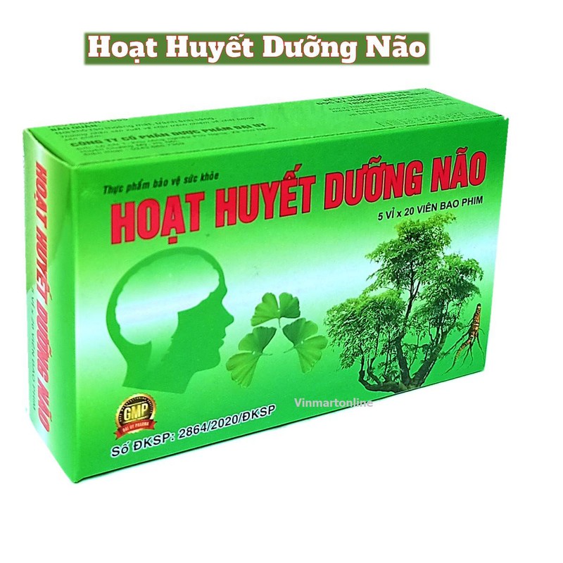 [Hsd 2024] Hoạt Huyết Dưỡng Não Đại Uy Hộp X 100 Viên - Cải Thiện Khả Năng Trí Nhớ Cho Người Cao Tuổi Giúp Trí Não Linh Hoạt Minh Mẫn