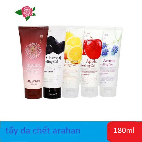 [Hcm]Gel Tẩy Da Chết Hoa Quả Làm Trắng Da Sạch Mụn Arrahan Whitening Peeling 180Ml Hàn Quốc