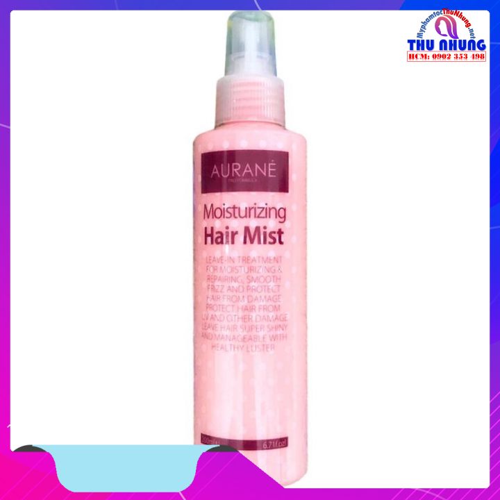 [Hcm]Xịt Dưỡng Ẩm Suôn Mượt Chống Rối Cho Tóc Khô Aurane Moisturizing Hair Mist 200Ml