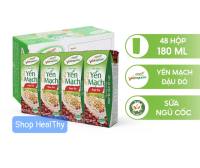 [ĐƠN HOẢ TỐC] 12 Lốc Sữa Yến Mạch Đậu Đỏ Việt Ngũ Cốc Lốc 4 Hộp - 180ml/Hộp
